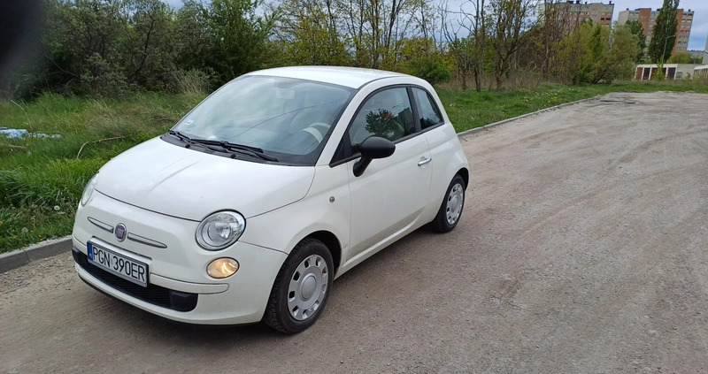 Fiat 500 cena 16000 przebieg: 118000, rok produkcji 2009 z Gniezno małe 11